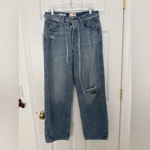 Universal Thread Mid Rise 90’s Baggy  Blue Jeans 6